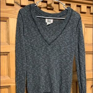 Forest green deep v-neck Billabong sweater- Size M